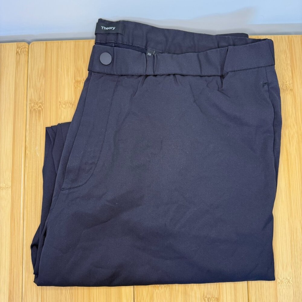 Theory Precision Pointe Terrance Dress Jogger in Neoteric, Black, XXL